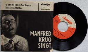 MANFRED KRUG Es Steht Ein Haus In New Orleans Ich Weiß Ein Mädchen (Vinyl)